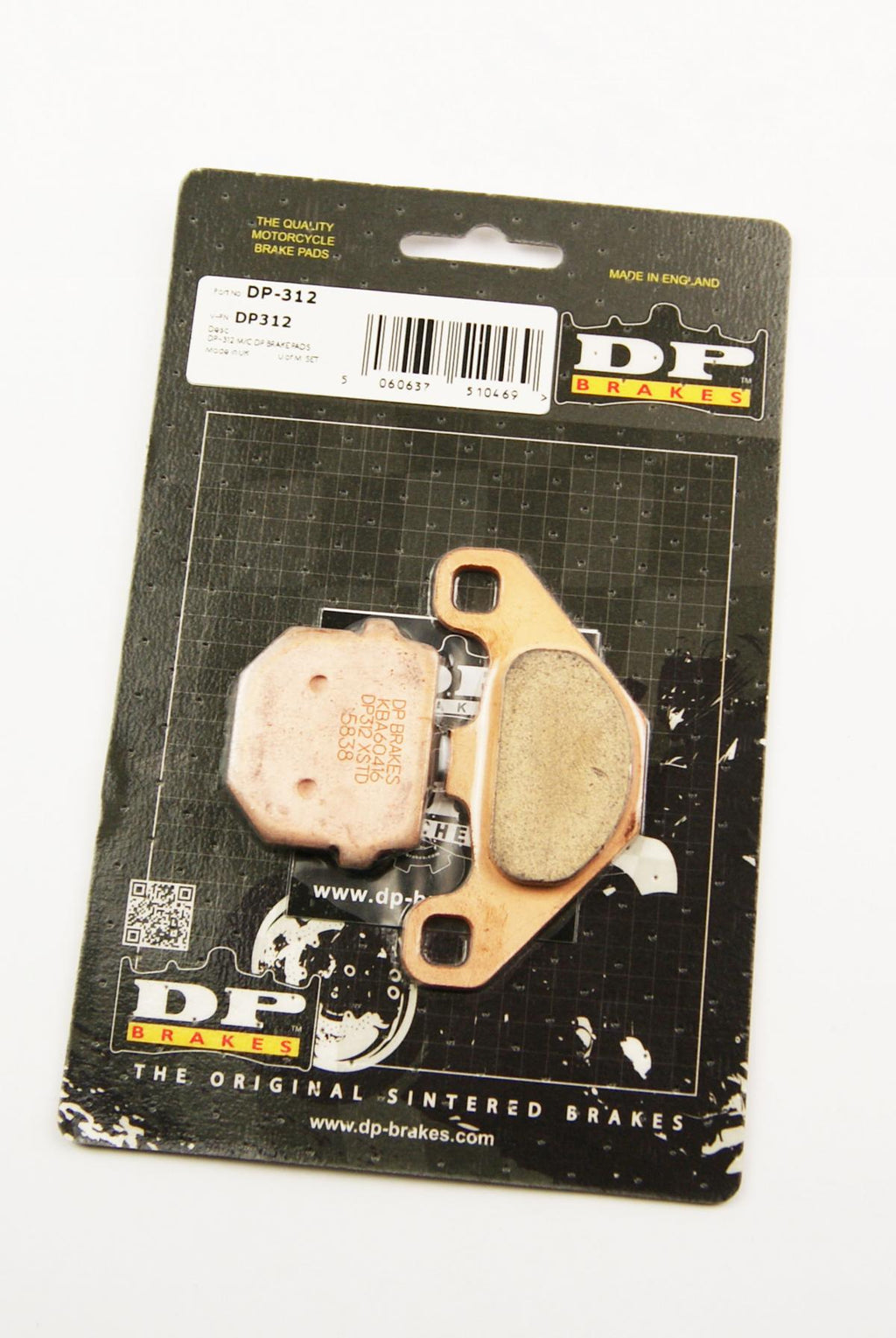 BRAKE PADS SINTERED DP BRAKES DP312, FULL METAL 41-312.H.DP