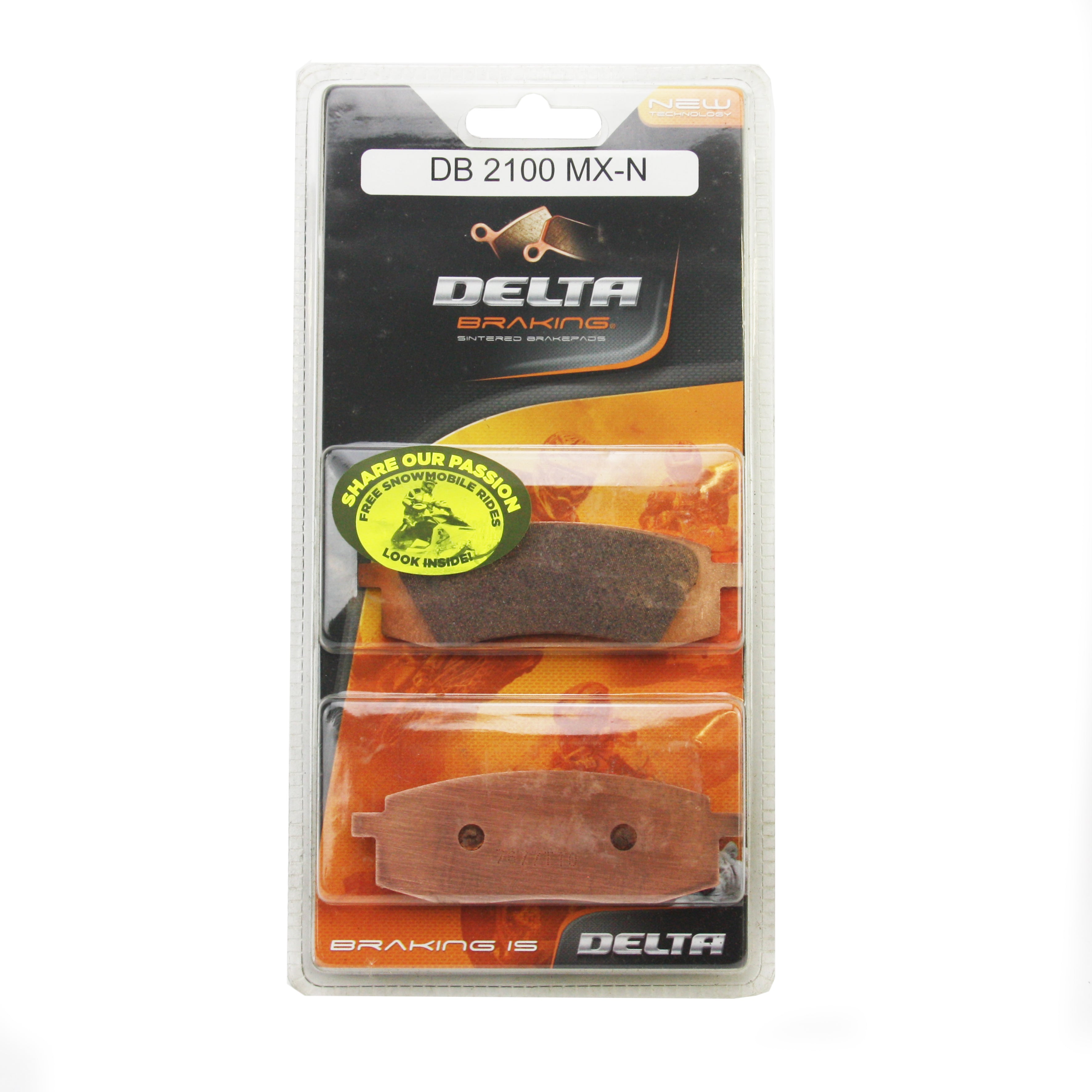 BRAKE PADS DELTA ORN(MXN) SINTERED METAL OFF ROAD PADS DB2100 (FA105 VD241)