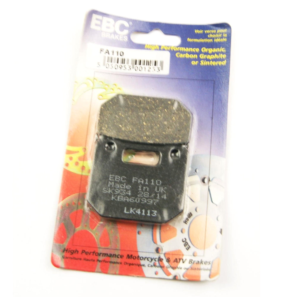 BRAKE PADS DISC STD SEMI-METAL, EBC FA110