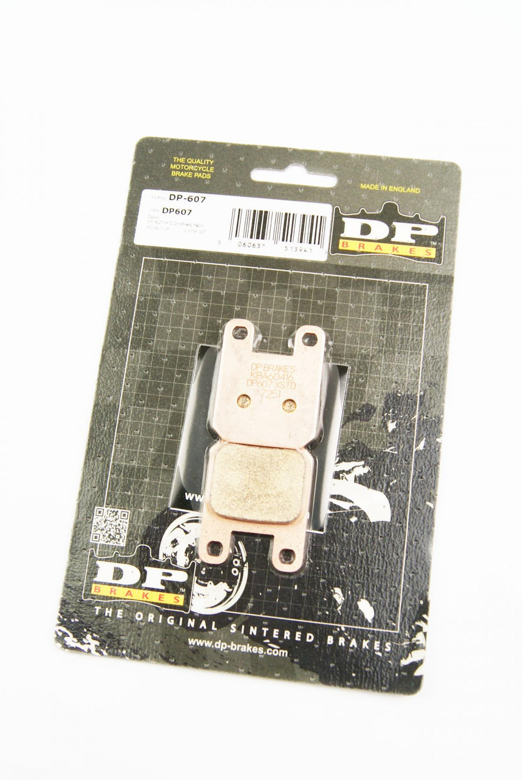 BRAKE PADS SINTERED DP BRAKES, DP607 Premium 41-607.H.DP