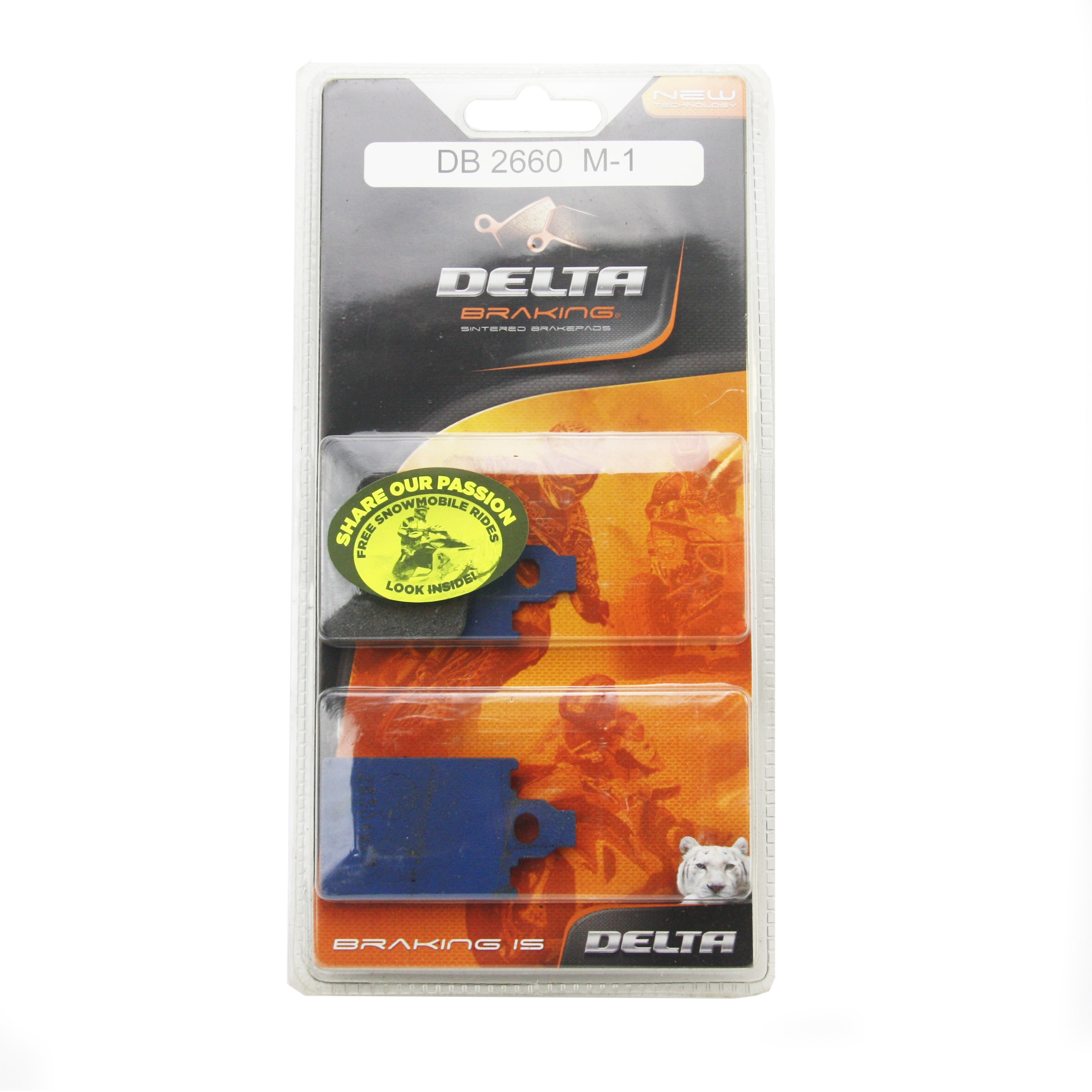 BRAKE PADS DELTA M1 ORGANIC PADS DB2660 FA116 VD937