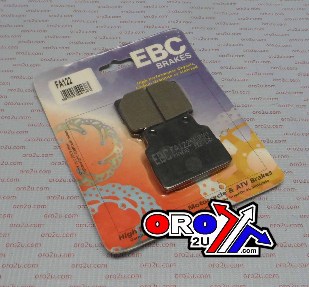 BRAKE PADS STD SEMI-METAL, EBC FA122