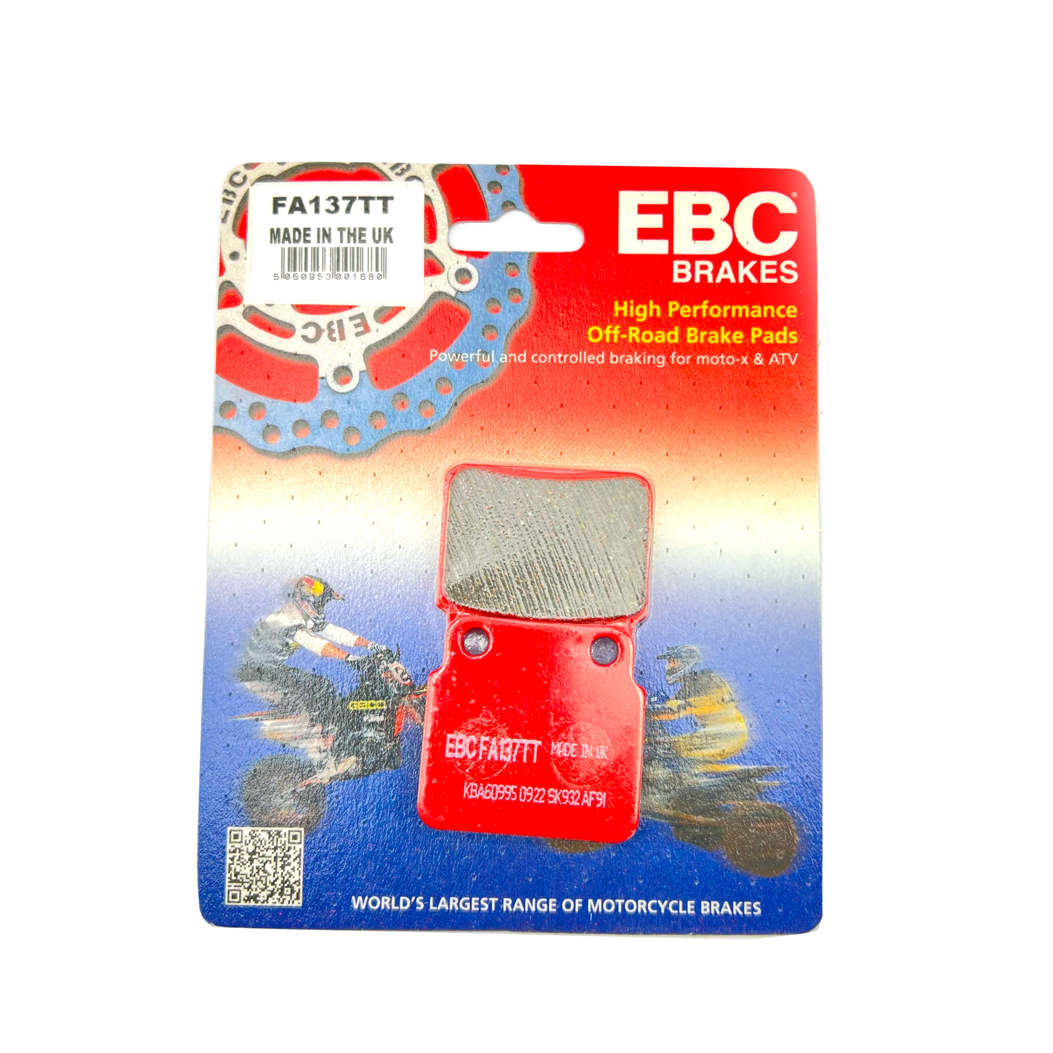 BRAKE PADS STD FA137TT EBC