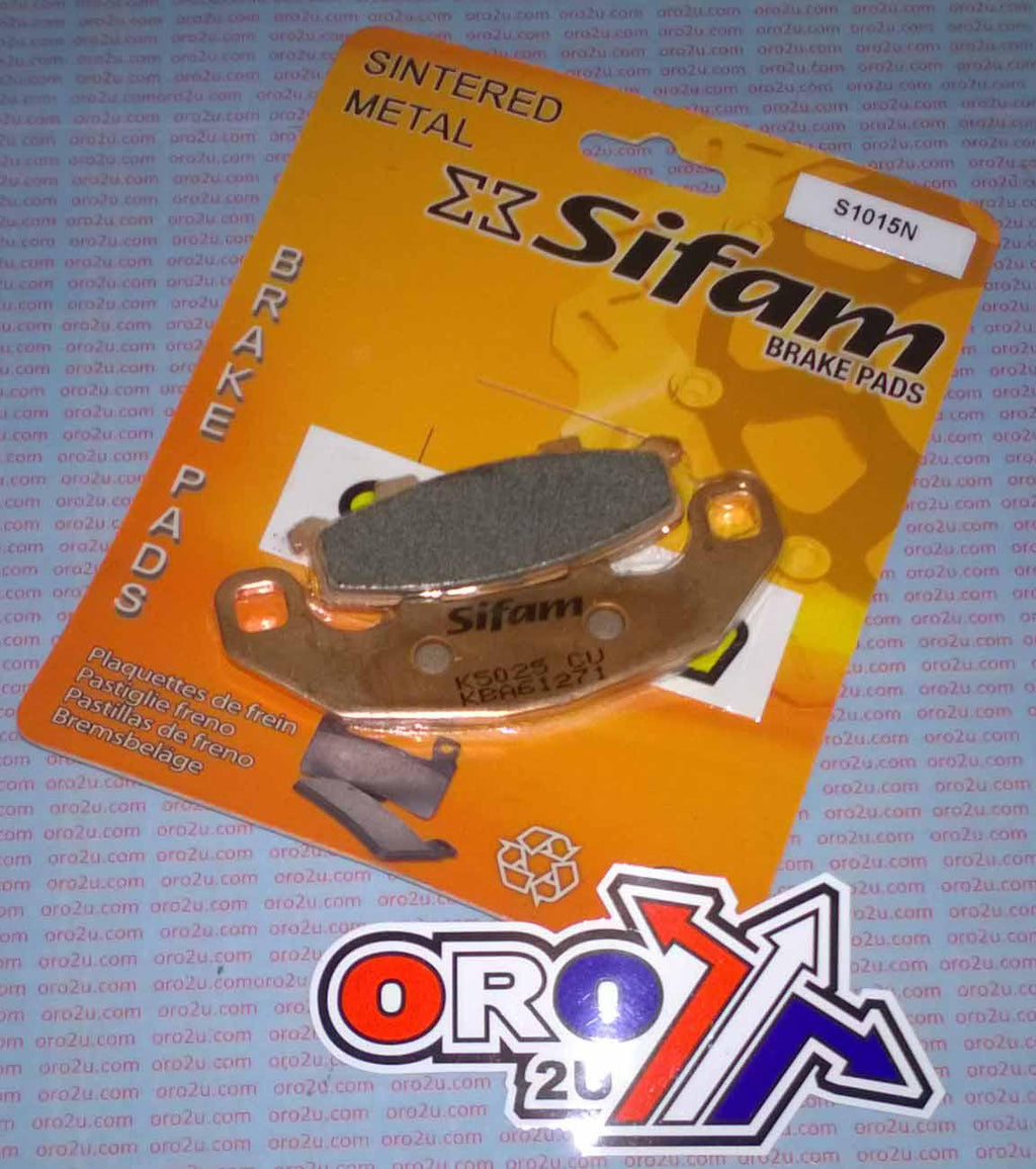 BRAKE PADS SINTERED METAL, SIFAM S1015N (FA141HH)