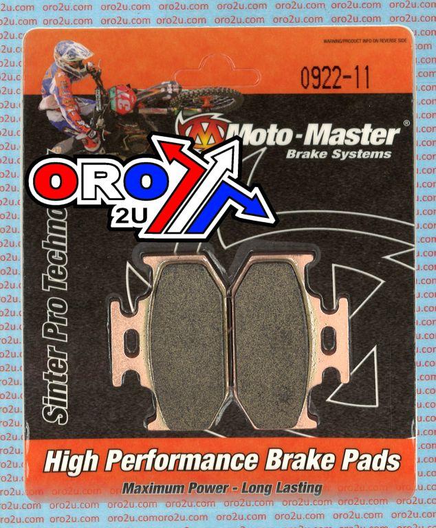 BRAKE PADS STD MOTO-MASTER, SEMI-METALLIC STD 092211