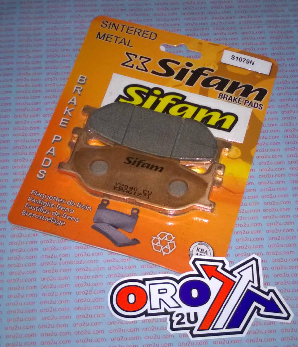 BRAKE PADS DISC SINTERED METAL, SIFAM S1079N (FA179HH)