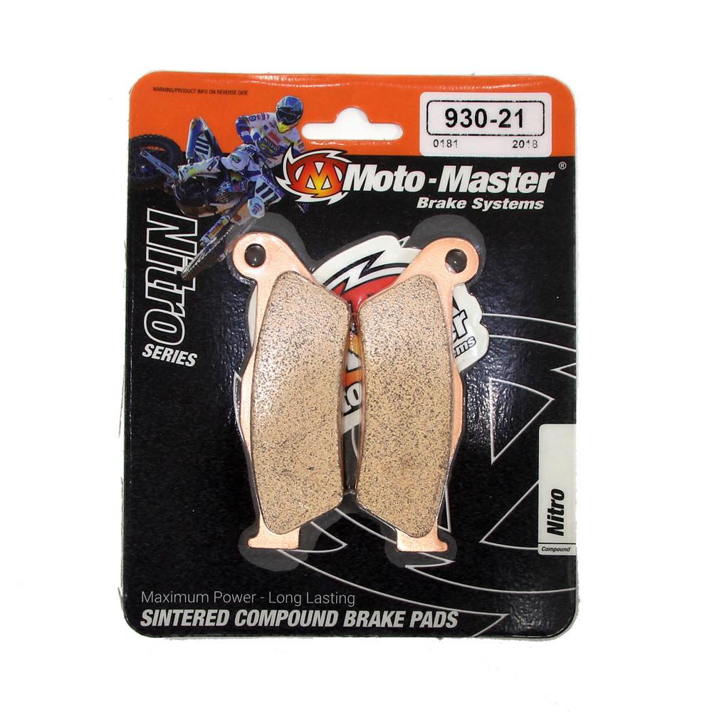 BRAKE PADS SINTERED NITRO, MOTO-MASTER 093021, 39-181