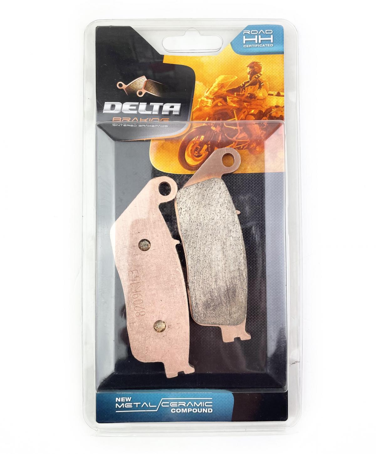 BRAKE PADS SINTERED METAL N4, DELTA BRAKING RD-N4 HIGH FRICTION, DB2079.RD-ER, BP143X00F