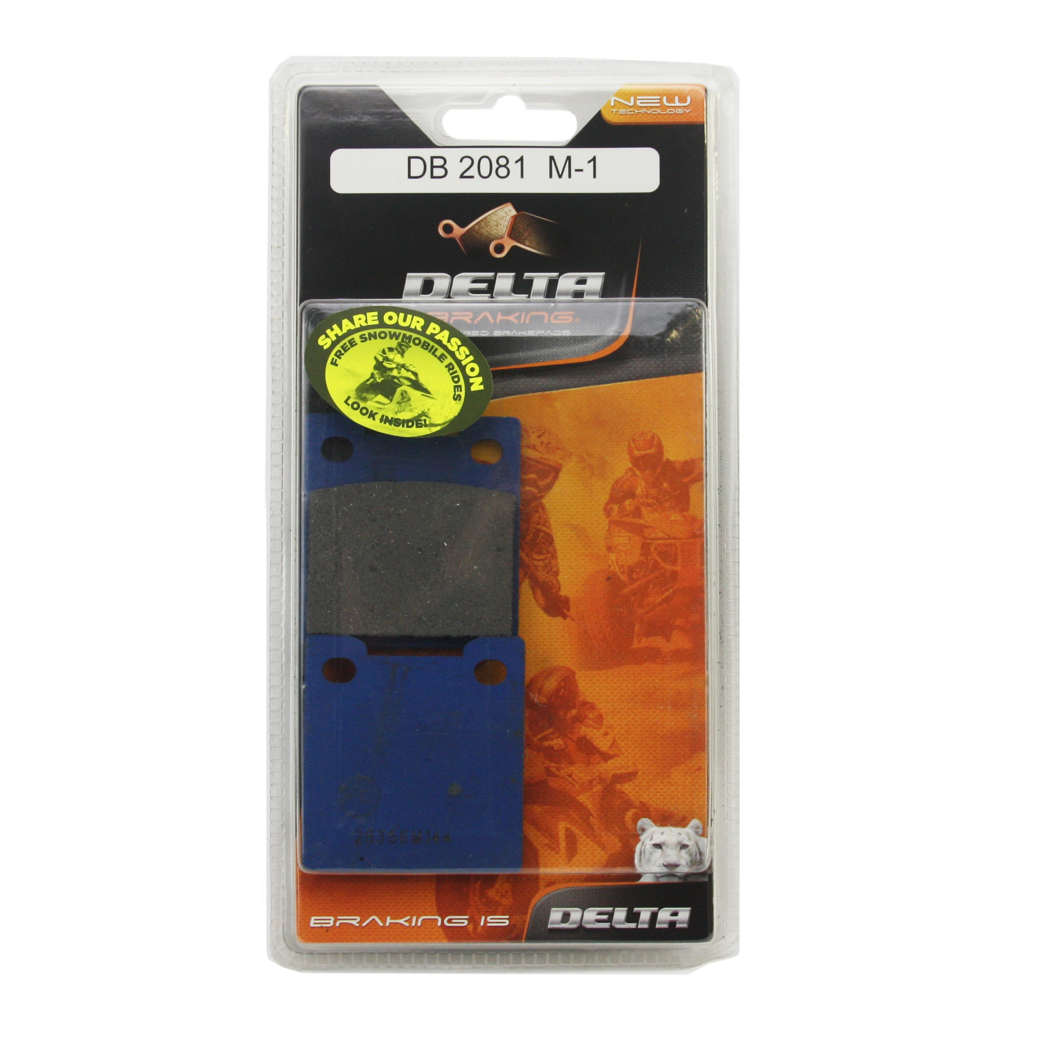 BRAKE PADS DELTA M1 ORGANIC PADS DB2081 (FA222 VD350)