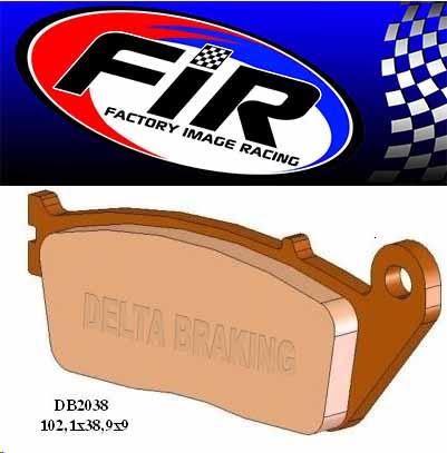BRAKE PADS MINERAL ORGANIC M DB2038 M-1