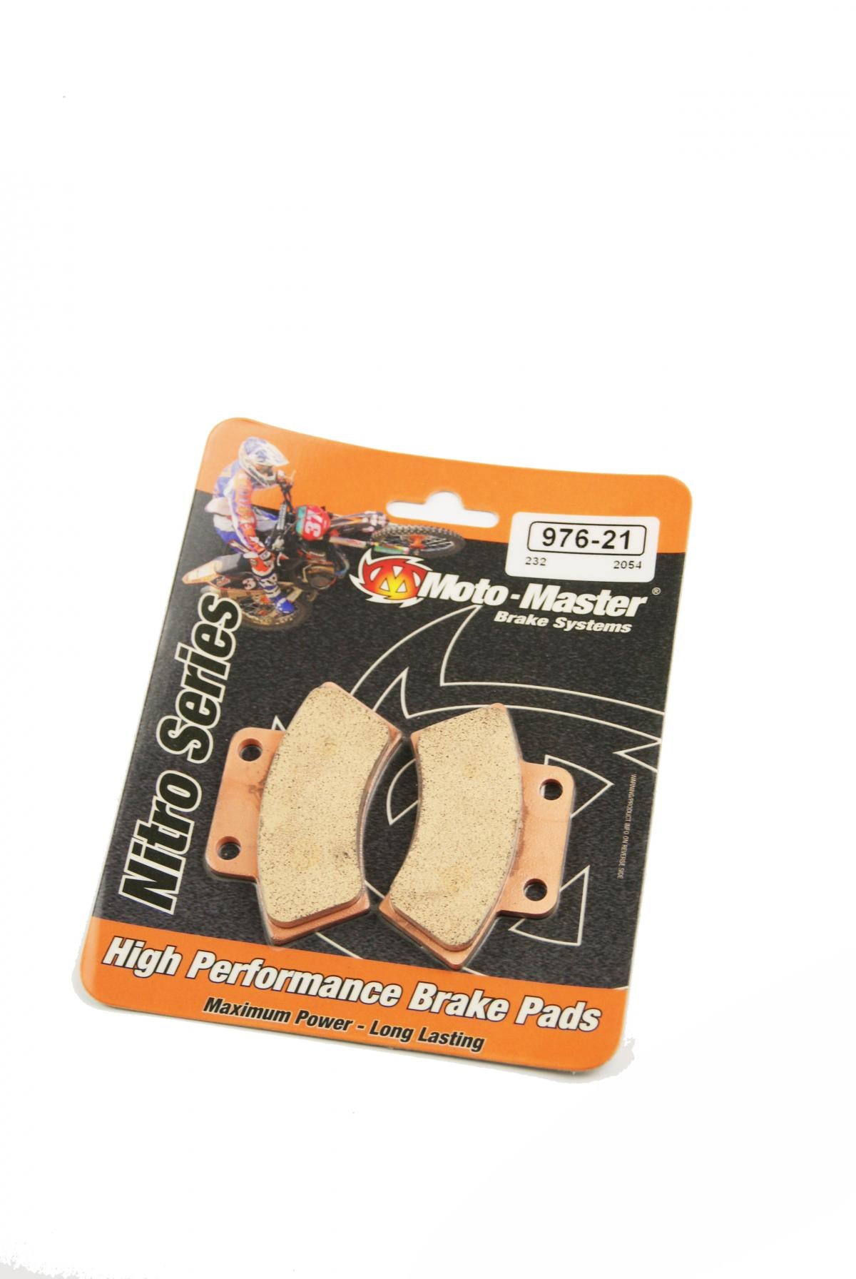 BRAKE PADS SINTERED NITRO, MOTO-MASTER 097621, 39-232, 41-909.H.NITRO