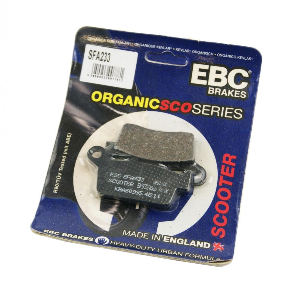 BRAKE PADS STD SCOOTER ORGANIC, SFA233 EBC