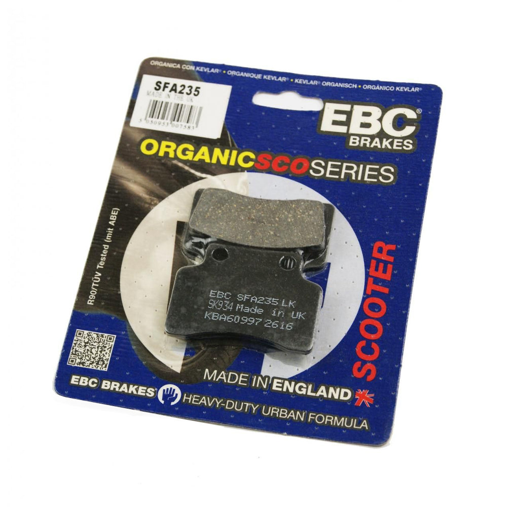 BRAKE PADS STD SCOOTER ORGANIC, SFA235 EBC