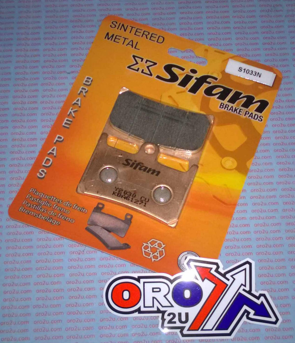 BRAKE PADS SINTERED METAL, SIFAM S1033N, FA252