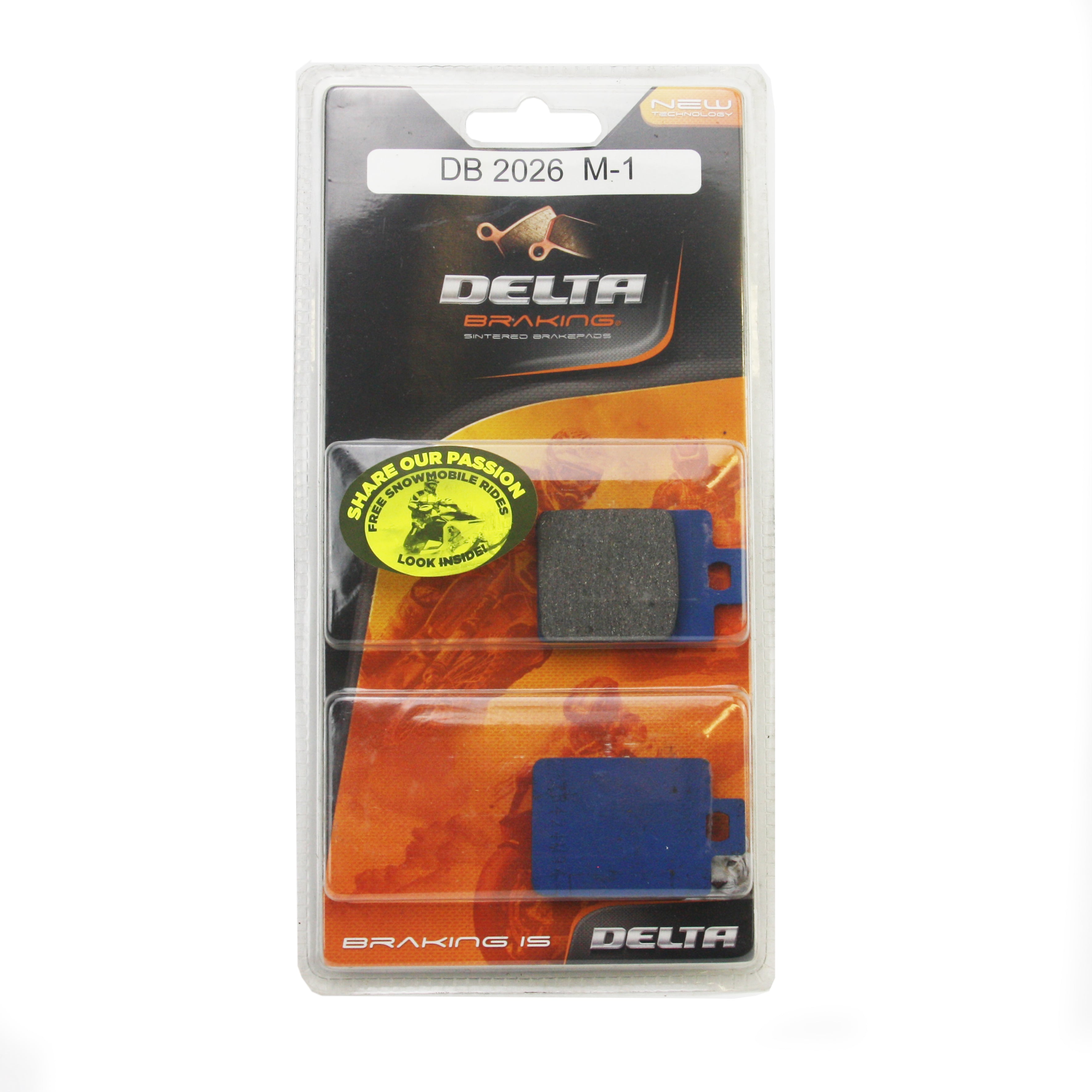 BRAKE PADS DELTA M1 ORGANIC PADS DB2026 (FA255 VD955)