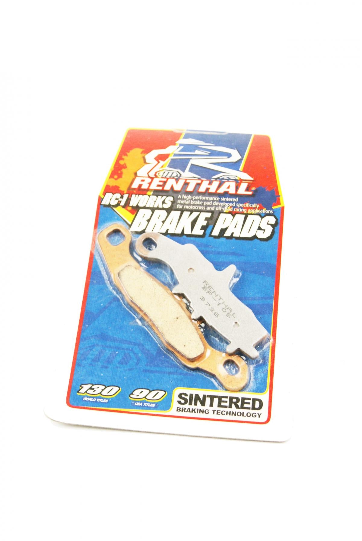 BRAKE PADS SINTERED RC-1, RENTHAL BP-105, 41-326.H.REN, 39-258 BP105 WORKS