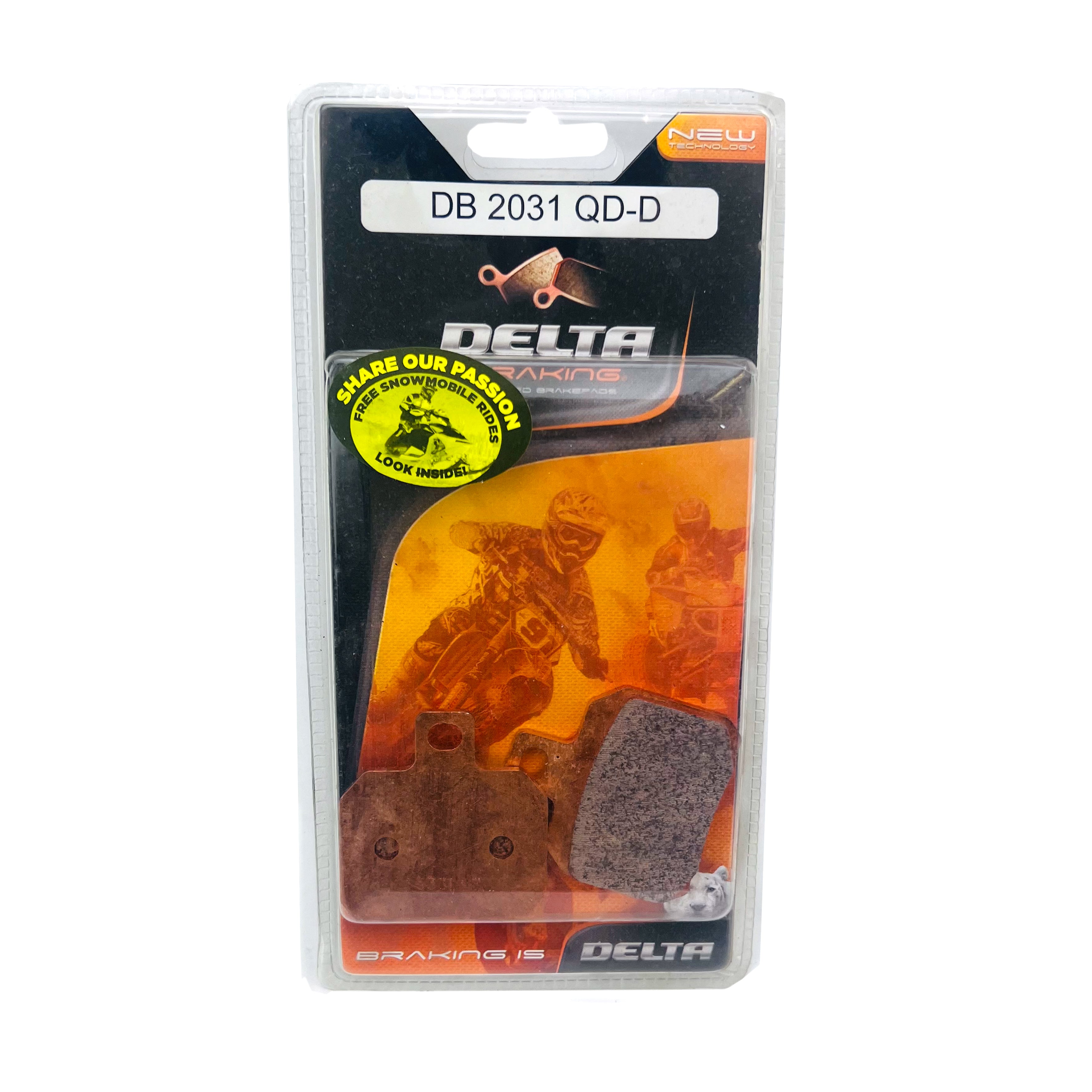 BRAKE PADS DELTA ORD(QDD) OFF ROAD PADS DB2031 (FA266 VD964)