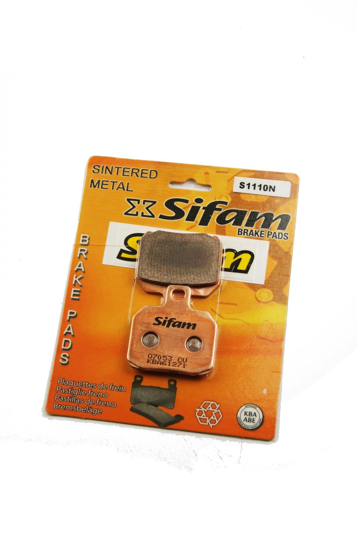 BRAKE PADS SINTERED METAL, SIFAM S1110N (FA266)