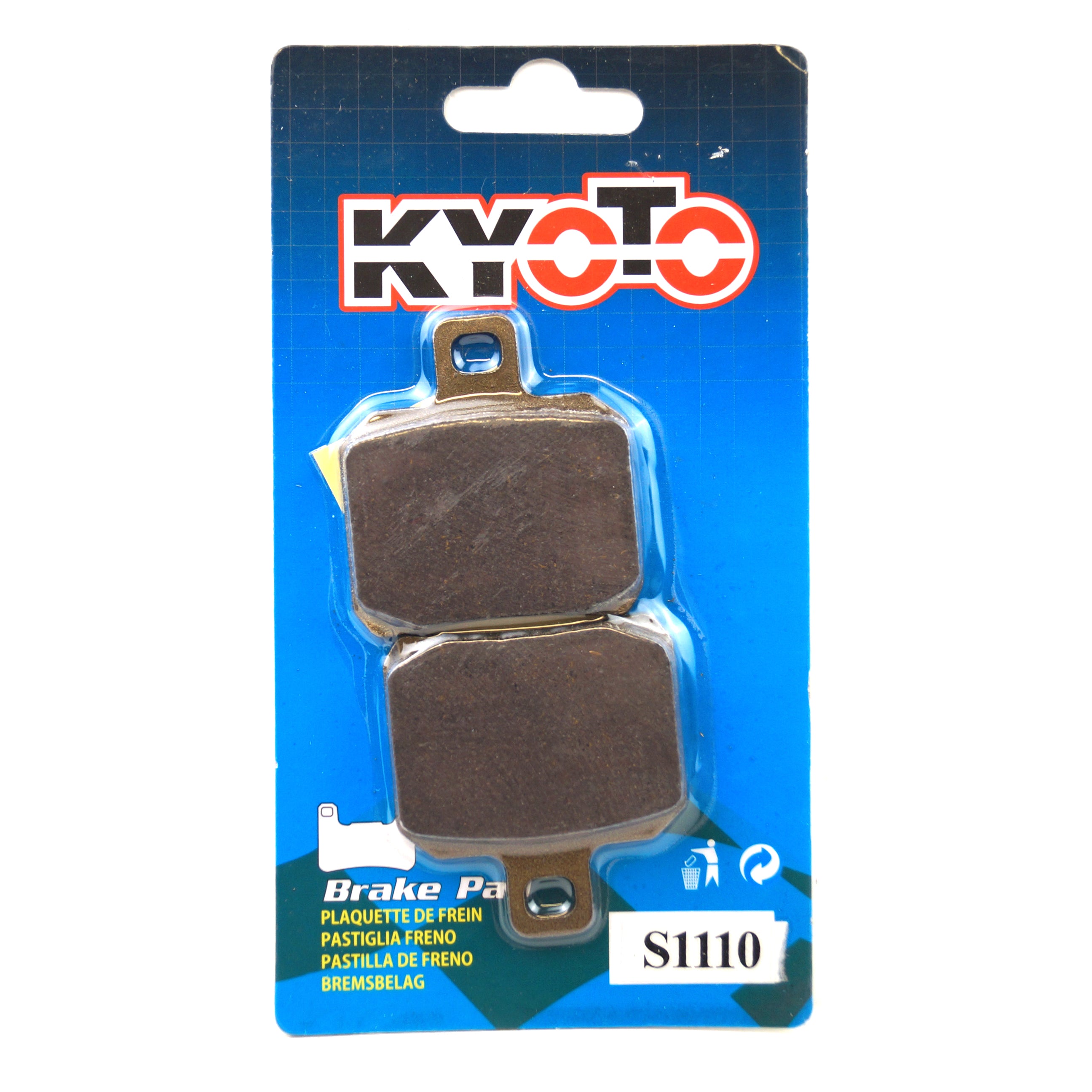 BRAKE PADS DISC SEMI-METAL, KYOTO S1110 (FA266)