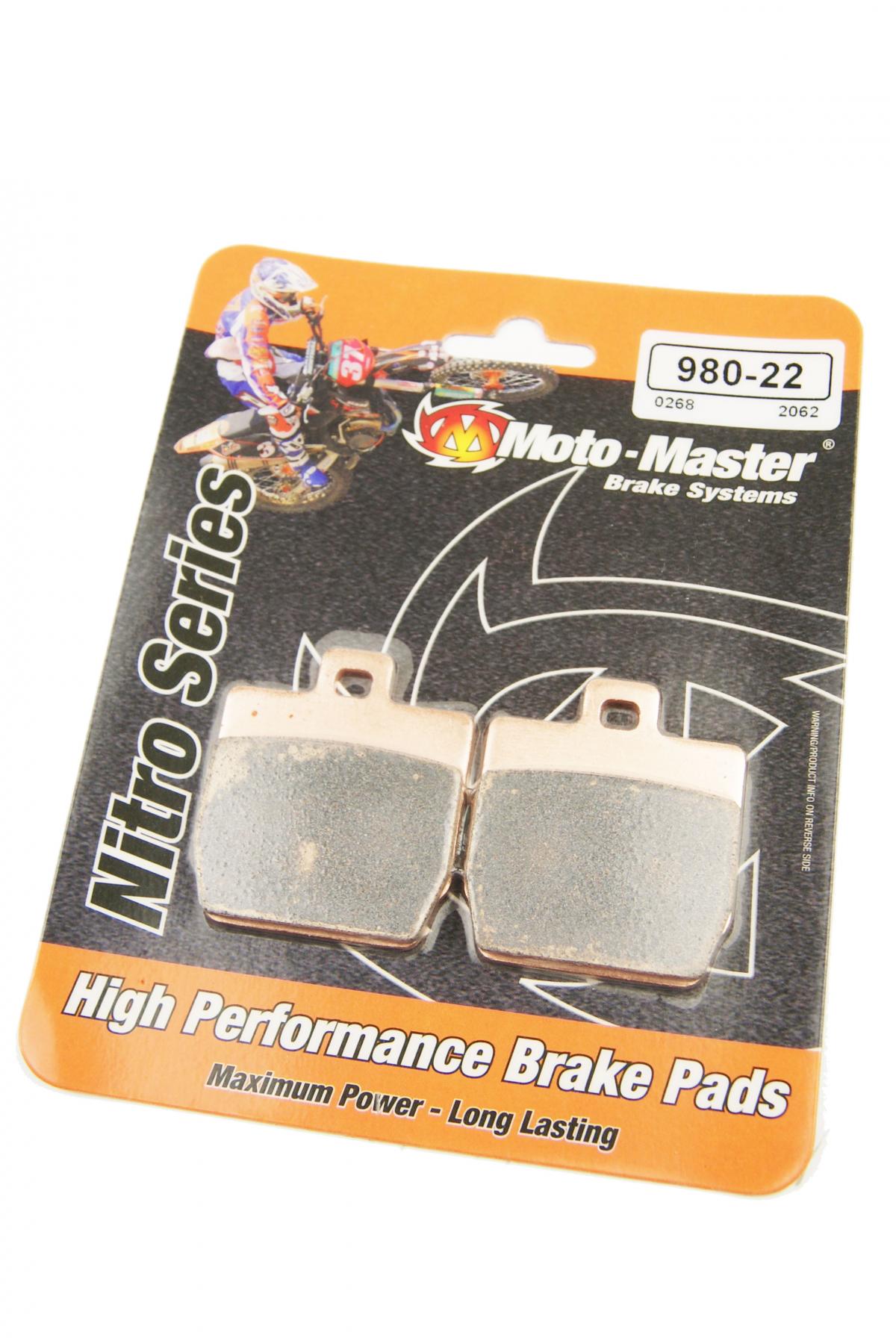 BRAKE PADS SINTERED NITRO, MOTO-MASTER 098022, 39-268