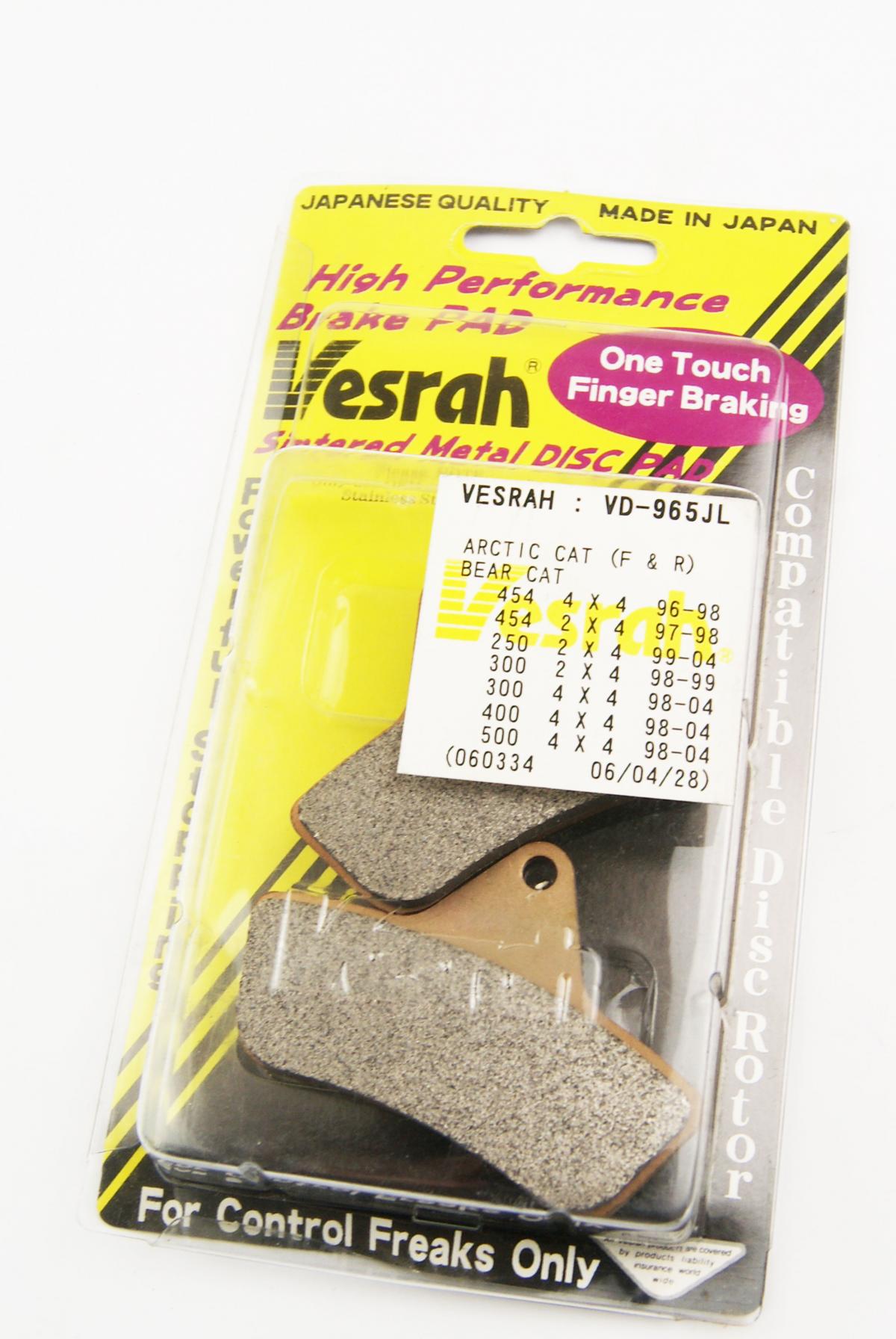 BRAKE PADS VD965 FA271