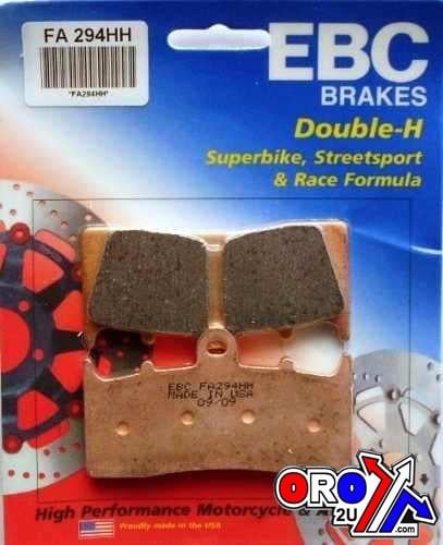 BRAKE PADS SINTERED METAL, EBC FA294HH GOLD
