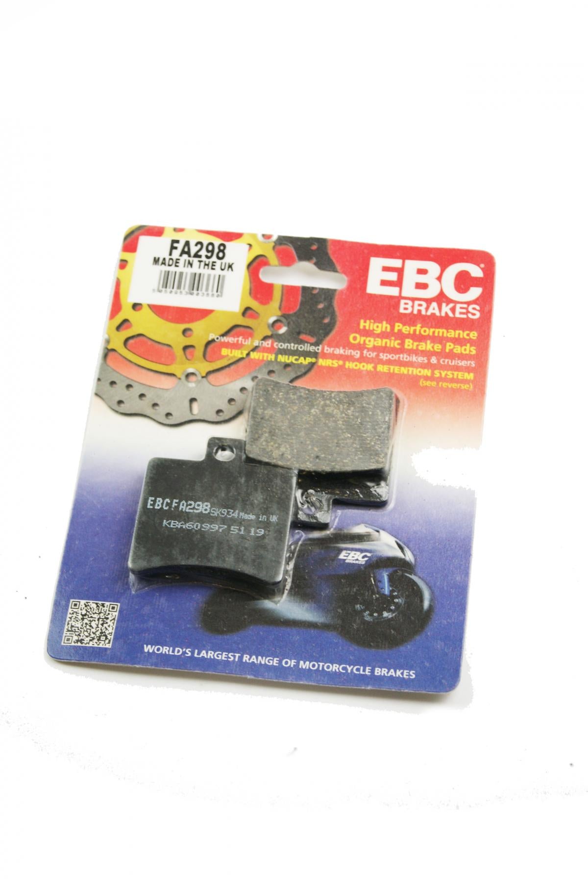 BRAKE PADS STD FA298 EBC