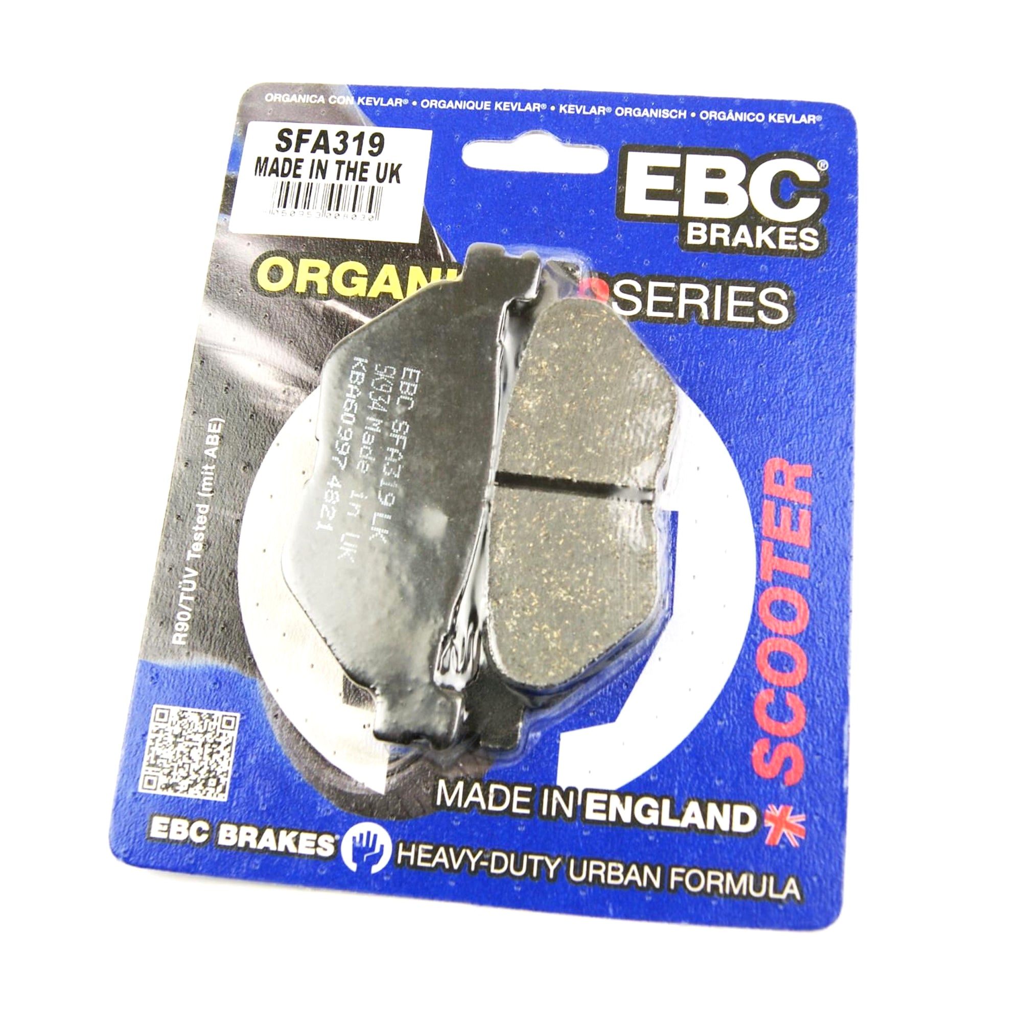 BRAKE PADS SFA319 EBC THICKNESS 12.00mm