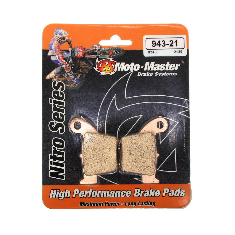 BRAKE PADS SINTERED NITRO, MOTO-MASTER 094321, 39-346