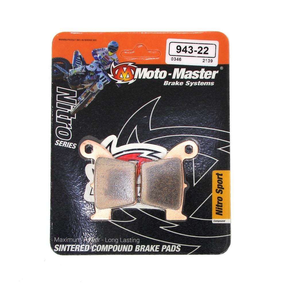 BRAKE PADS SINTERED RACE, MOTO-MASTER 094311, 39-346