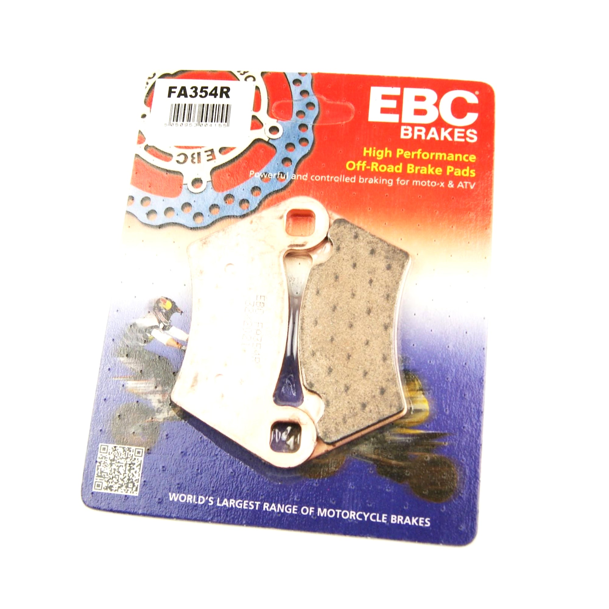 BRAKE PADS SINTERED FA354R EBC, POLARIS 1910514, 2202413, 39-354