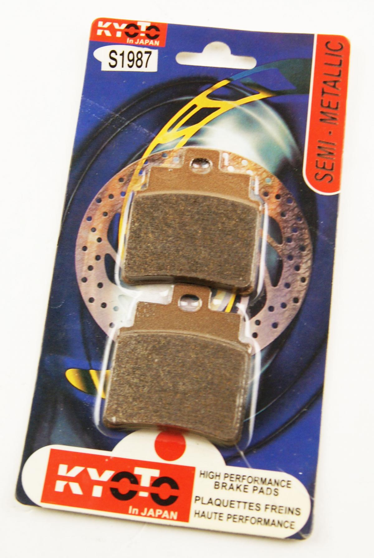 BRAKE PADS SEMI METALLIC, KYOTO S1987 (EBC FA355 VD987), 39-355