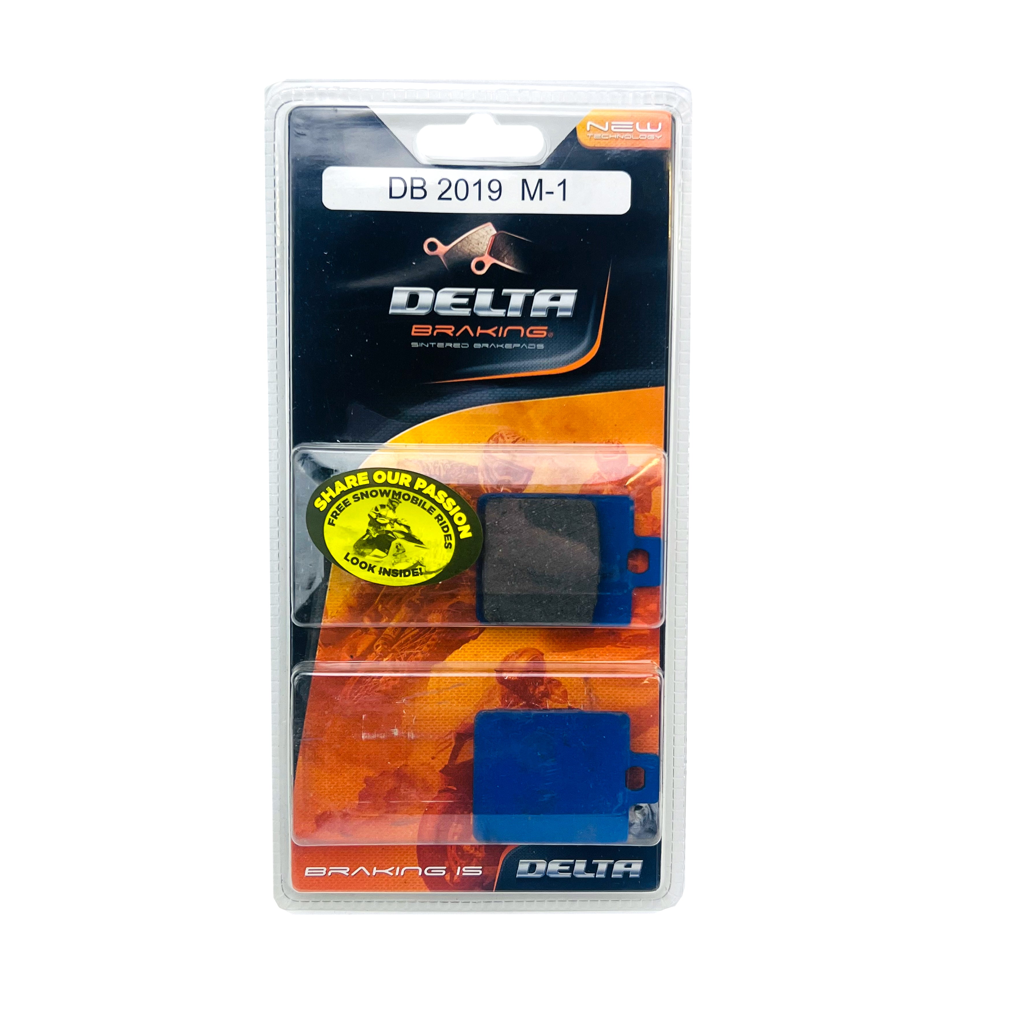 BRAKE PADS DELTA M1 ORGANIC PADS DB2019 (FA360 VD968)
