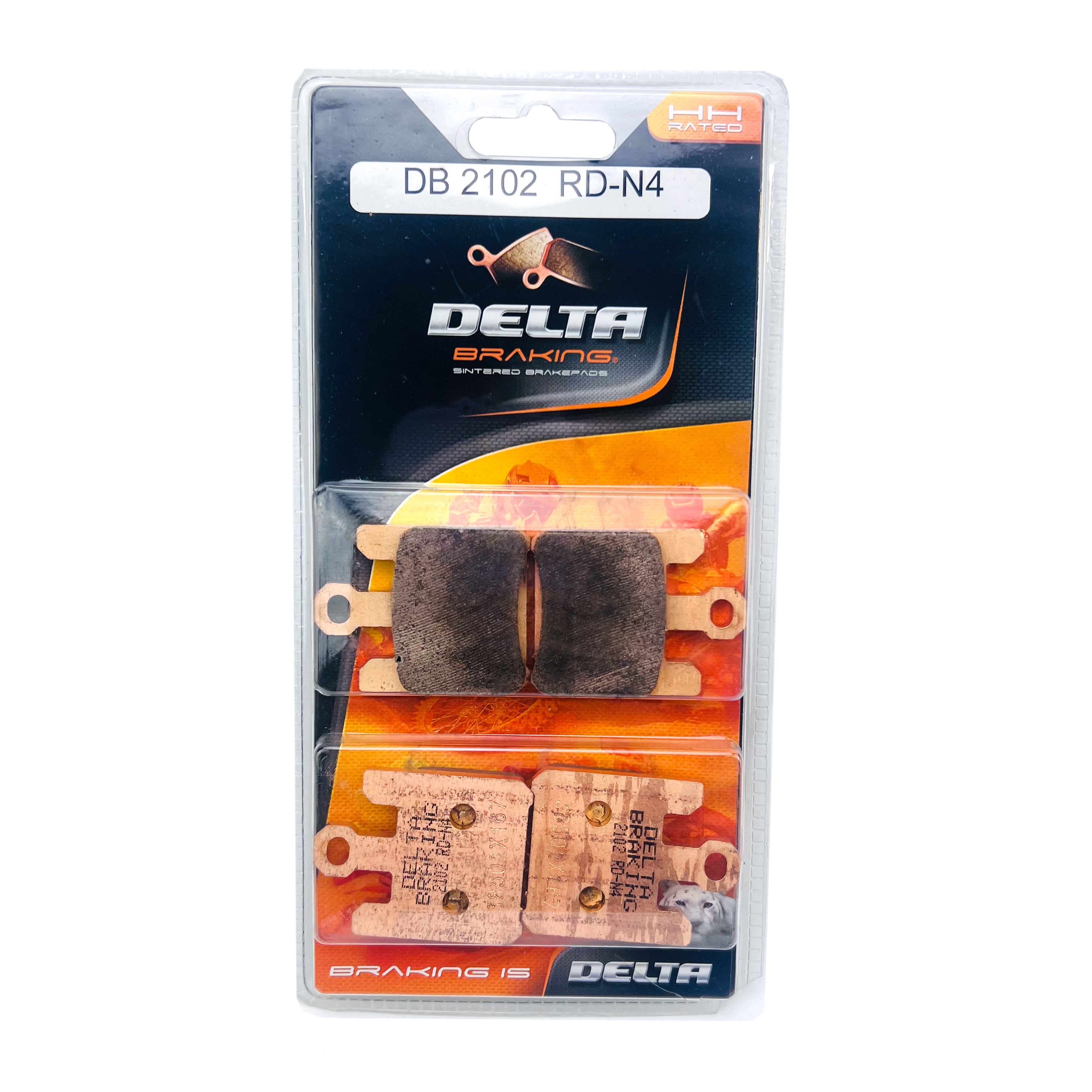 BRAKE PADS DELTA RDN4 SINTERED METAL DB2102 4pcs. FA369 VD354