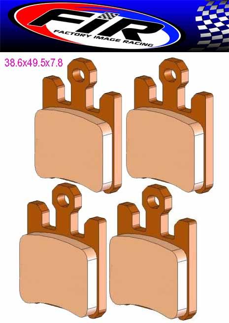 BRAKE PADS SINTERED METAL N4, RD-N4 DB2102 SET/4 PCS