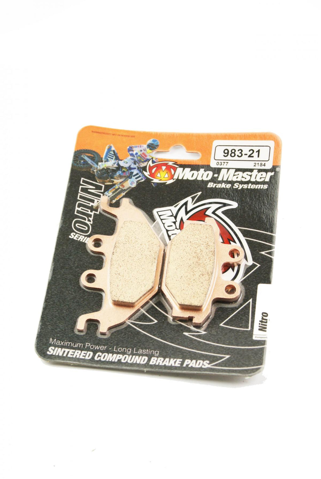 BRAKE PADS SINTERED NITRO, MOTO-MASTER 098321, 39-377