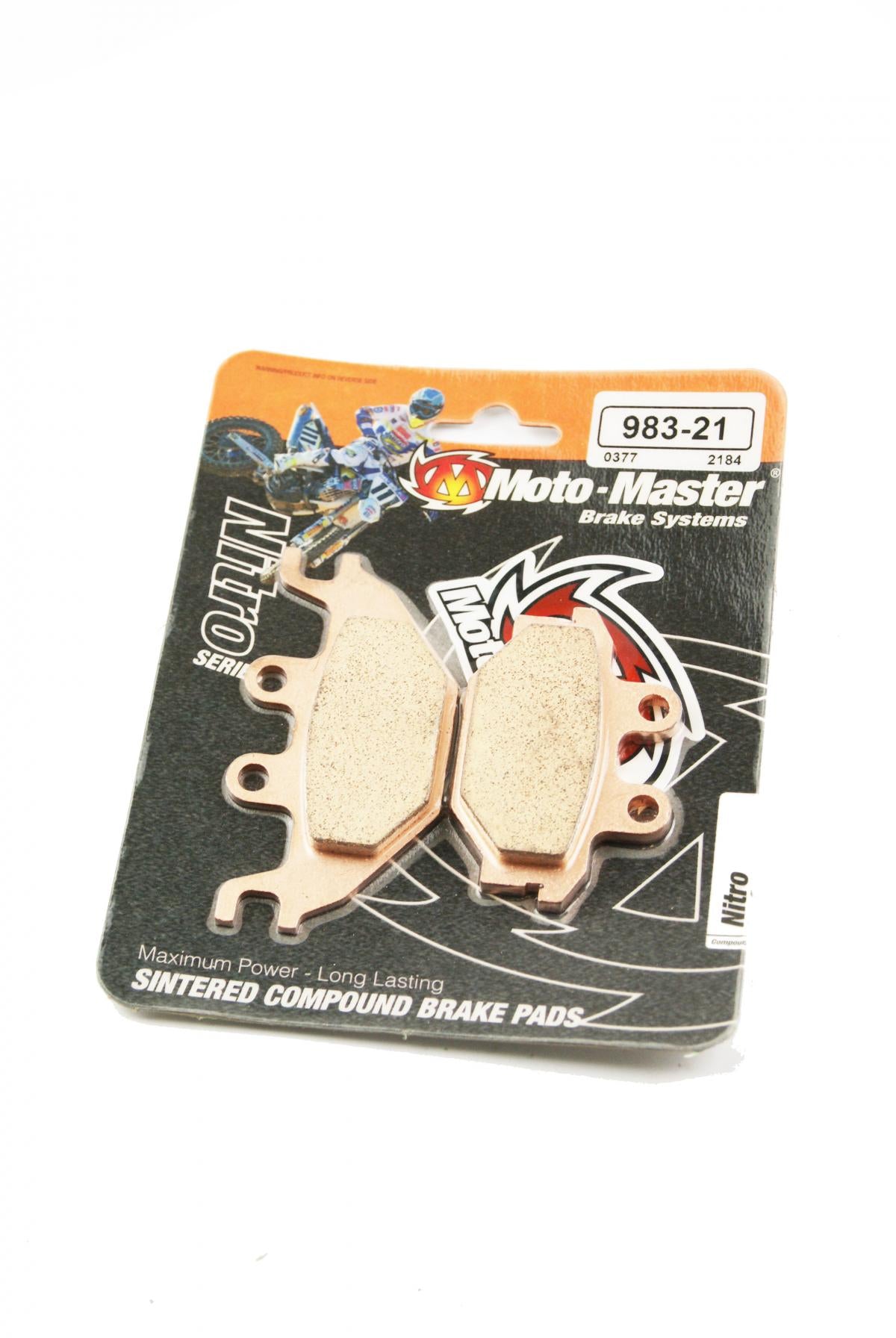 BRAKE PADS SINTERED NITRO, MOTO-MASTER 098321, 39-377