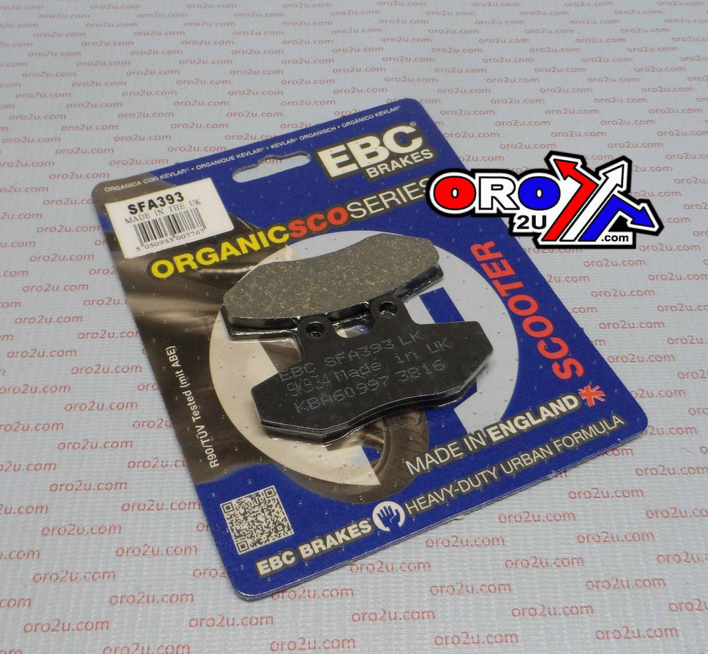 BRAKE PADS STD SCOOTER ORGANIC, EBC SFA393