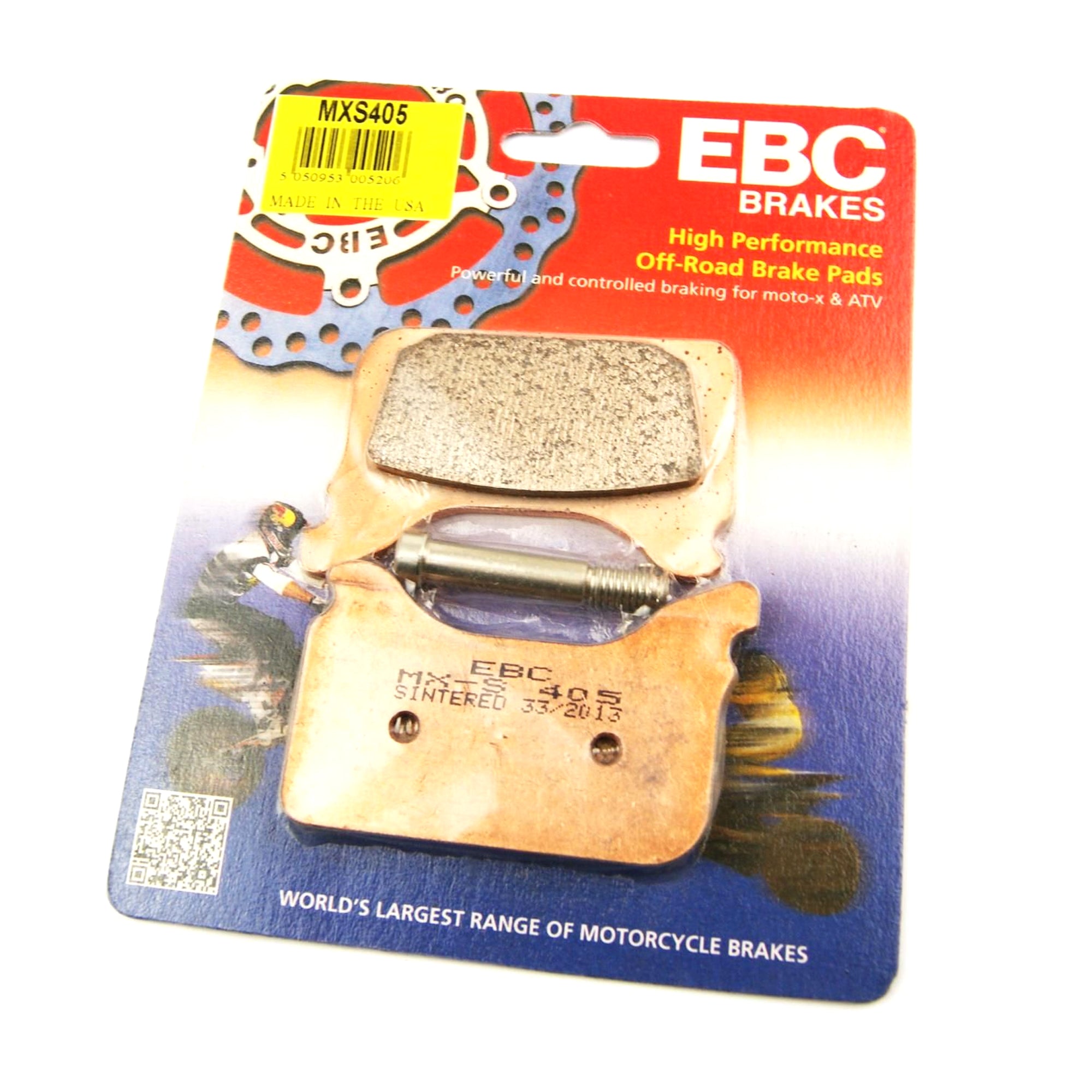 BRAKE PADS SINTERED METAL, EBC MXS405, KTM HUSABERG