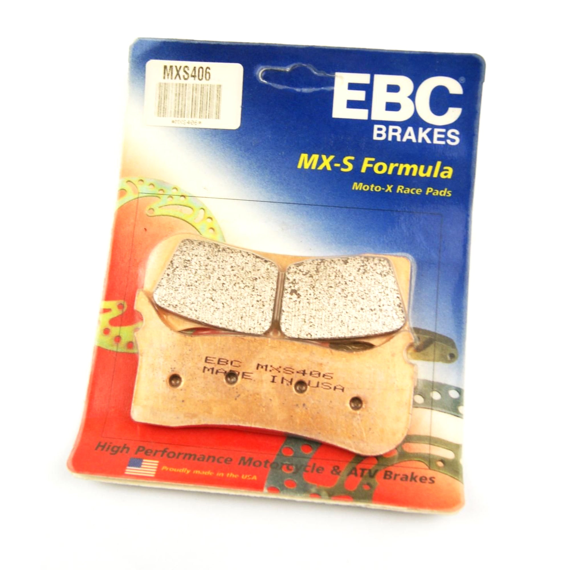 BRAKE PADS SINTERED METAL, EBC MXS406, KTM HUSABERG