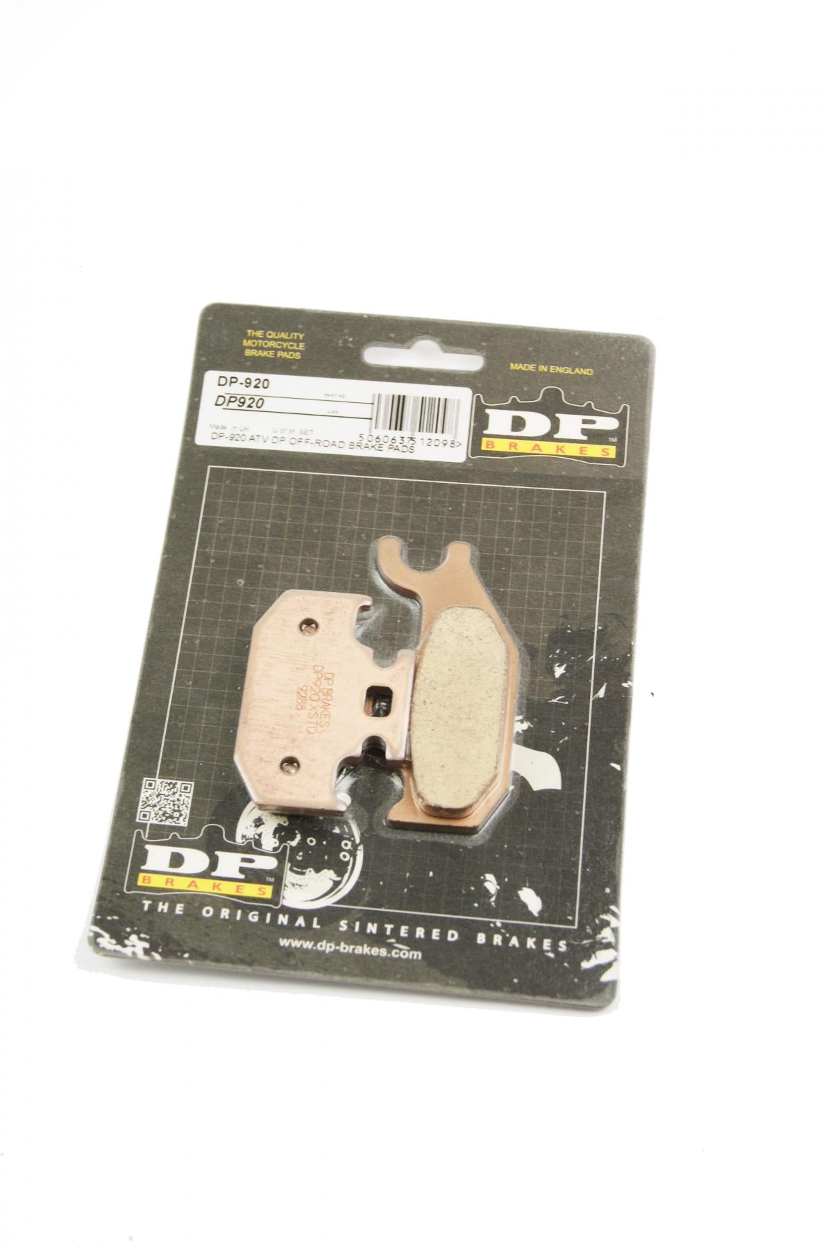 BRAKE PADS SINTERED DP BRAKES, DP920 Premium 41-920.H.DP, 39-413
