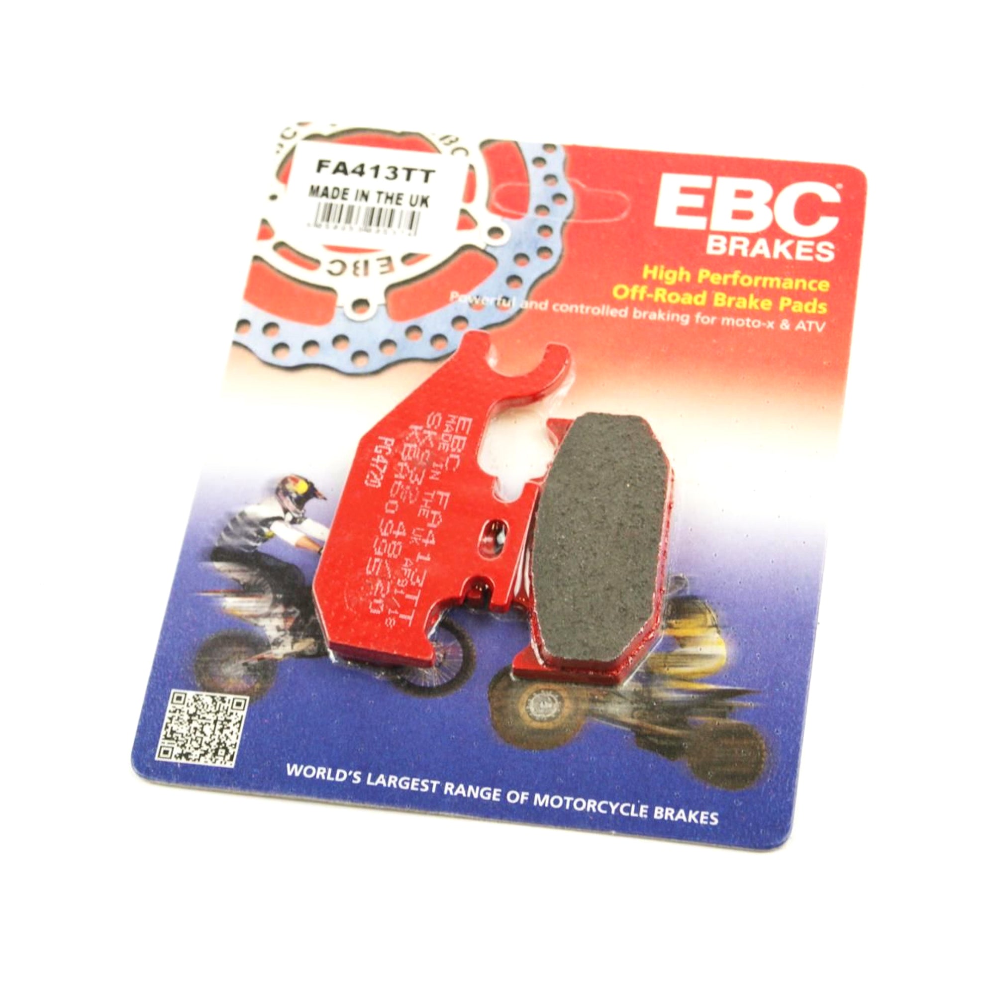 BRAKE PADS STD FA413TT EBC, FRONT LEFT HAND SIDE