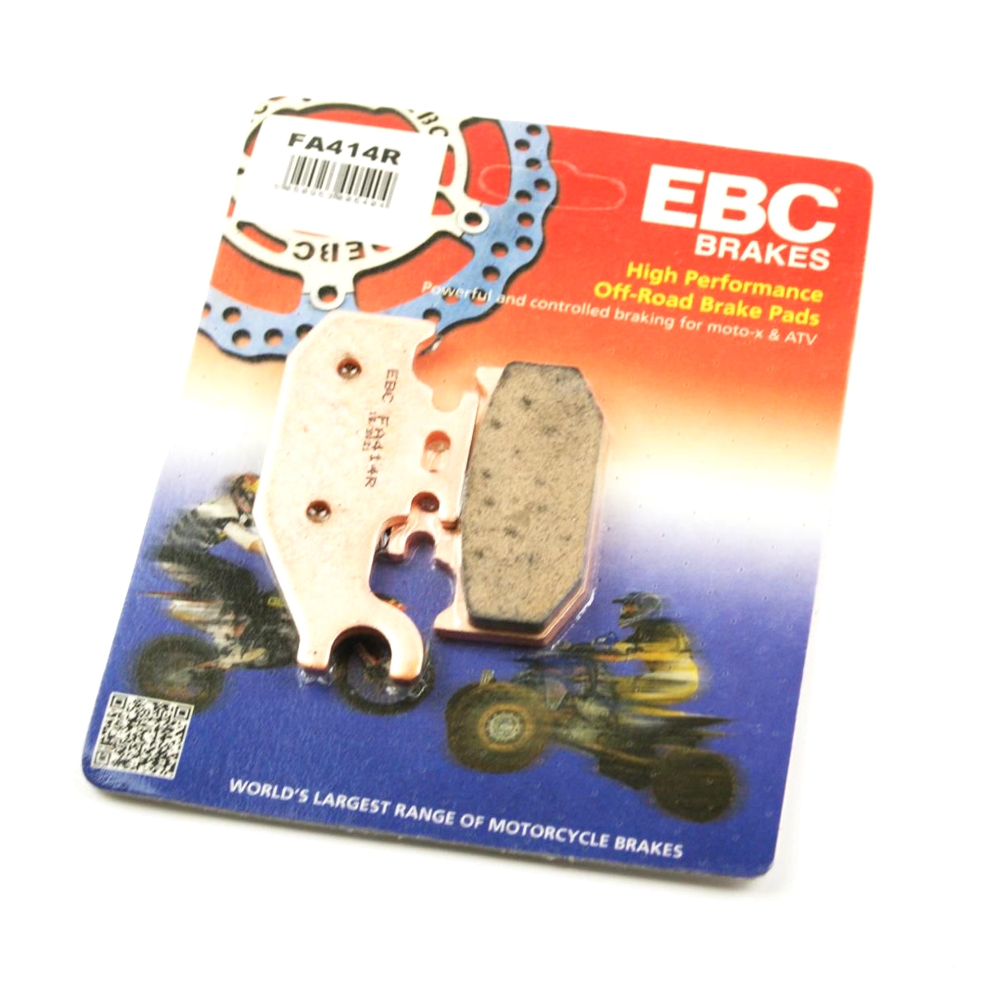 BRAKE PADS SINTERED EBC FA414R, RACING GOLD.H.EBC