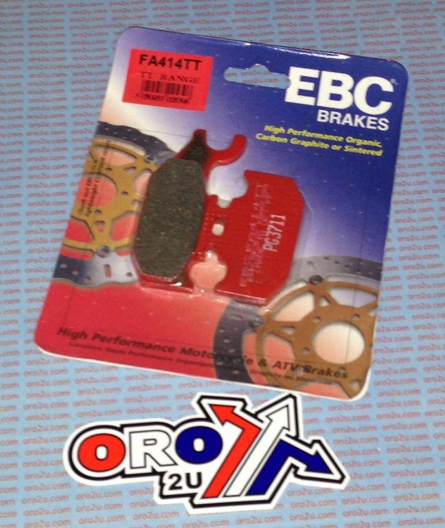 BRAKE PADS STD FA414TT EBC, FRONT RIGHT HAND SIDE