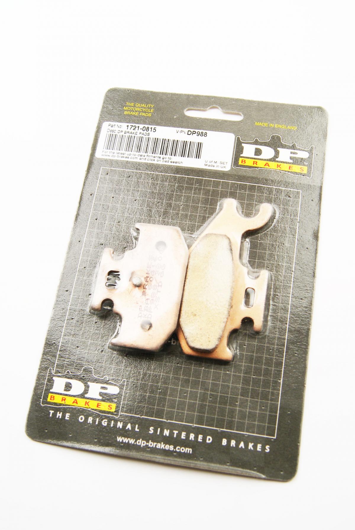BRAKE PADS DP BRAKES HARD, DP988 Premium Dunlopad DP Sintered, 39-428