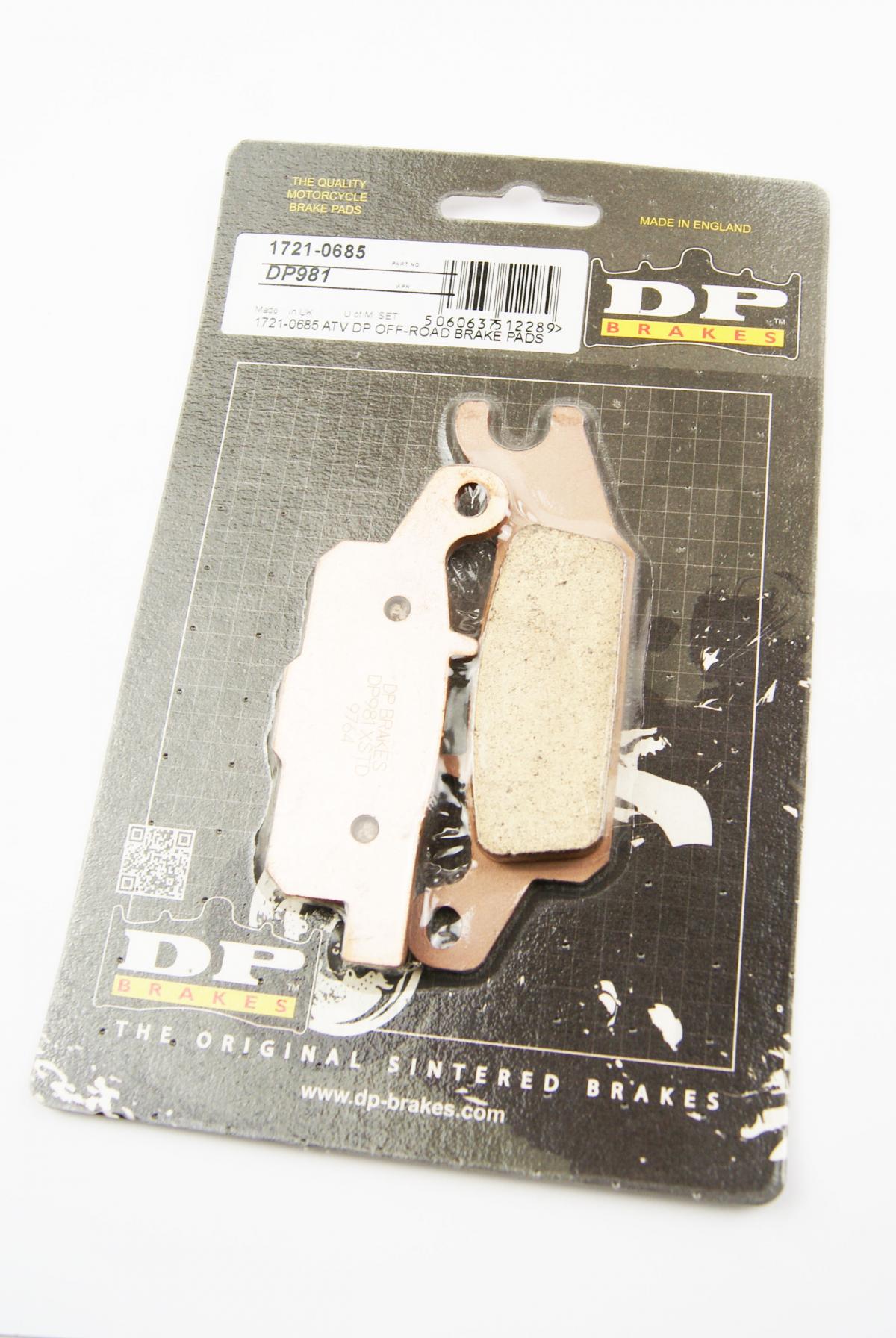 BRAKE PADS DP BRAKES HARD, DP981 Premium Sintered, 39-445