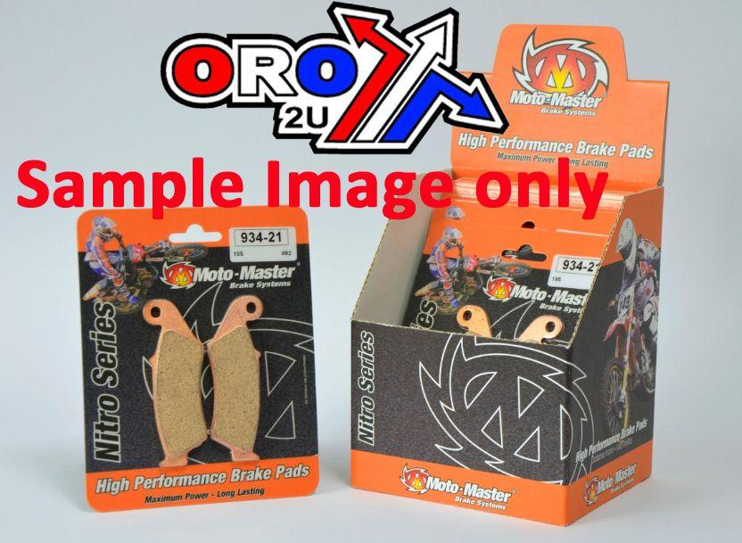 BRAKE PADS SINTERED NITRO, MOTO-MASTER 096221, 39-445