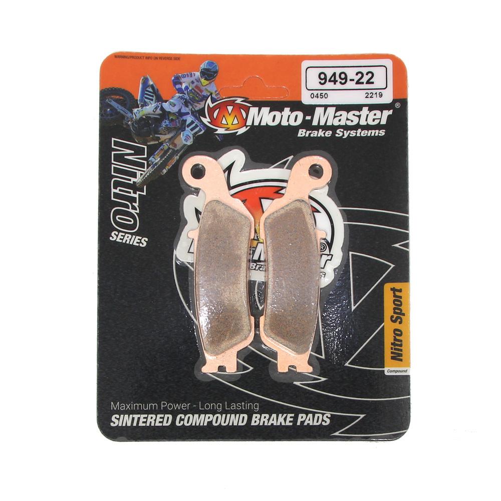 BRAKE PADS SINTERED NITRO RACE, MOTO-MASTER 094922, 39-450