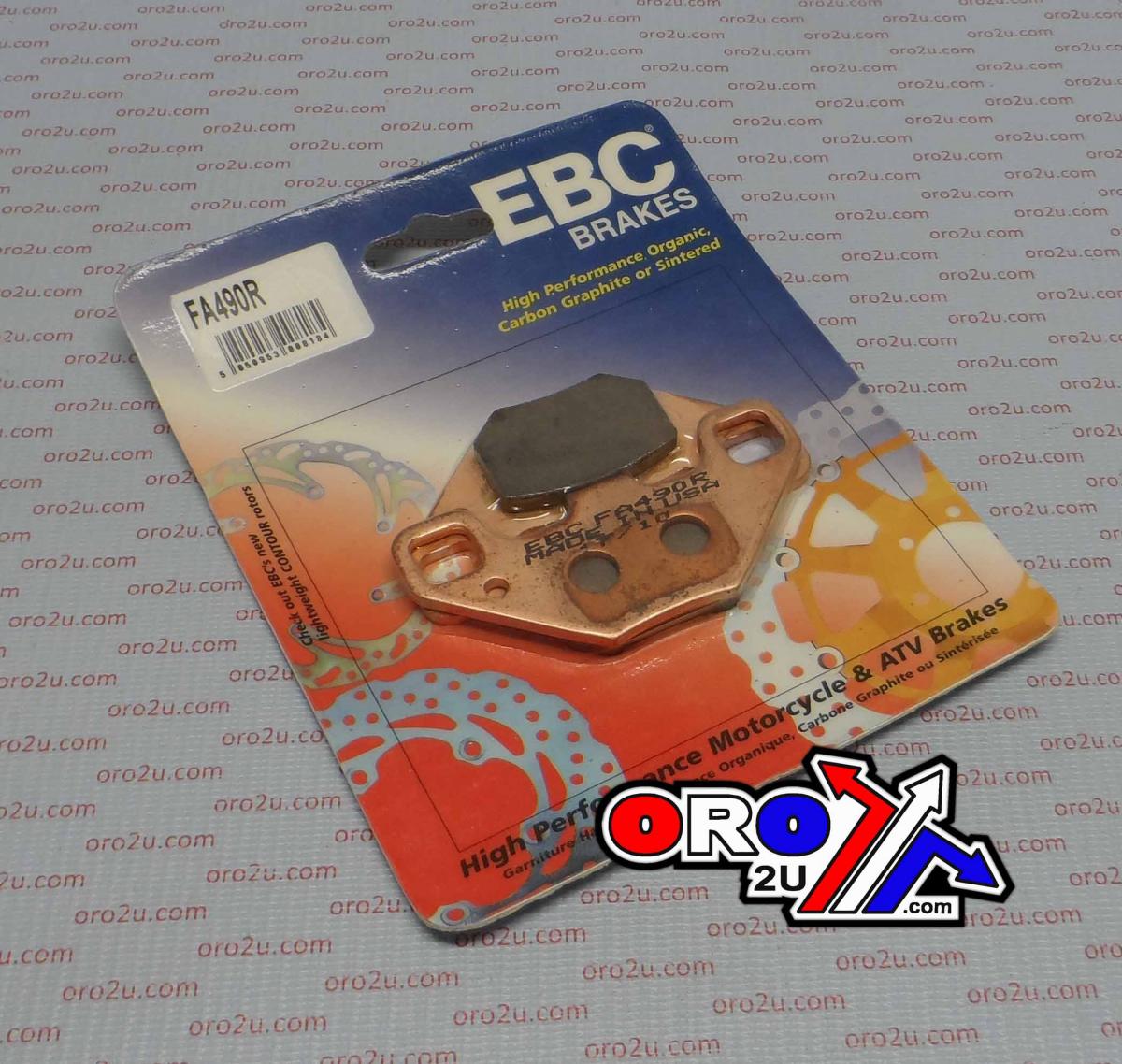 BRAKE PADS SINTERED METAL, EBC FA490R GOLD