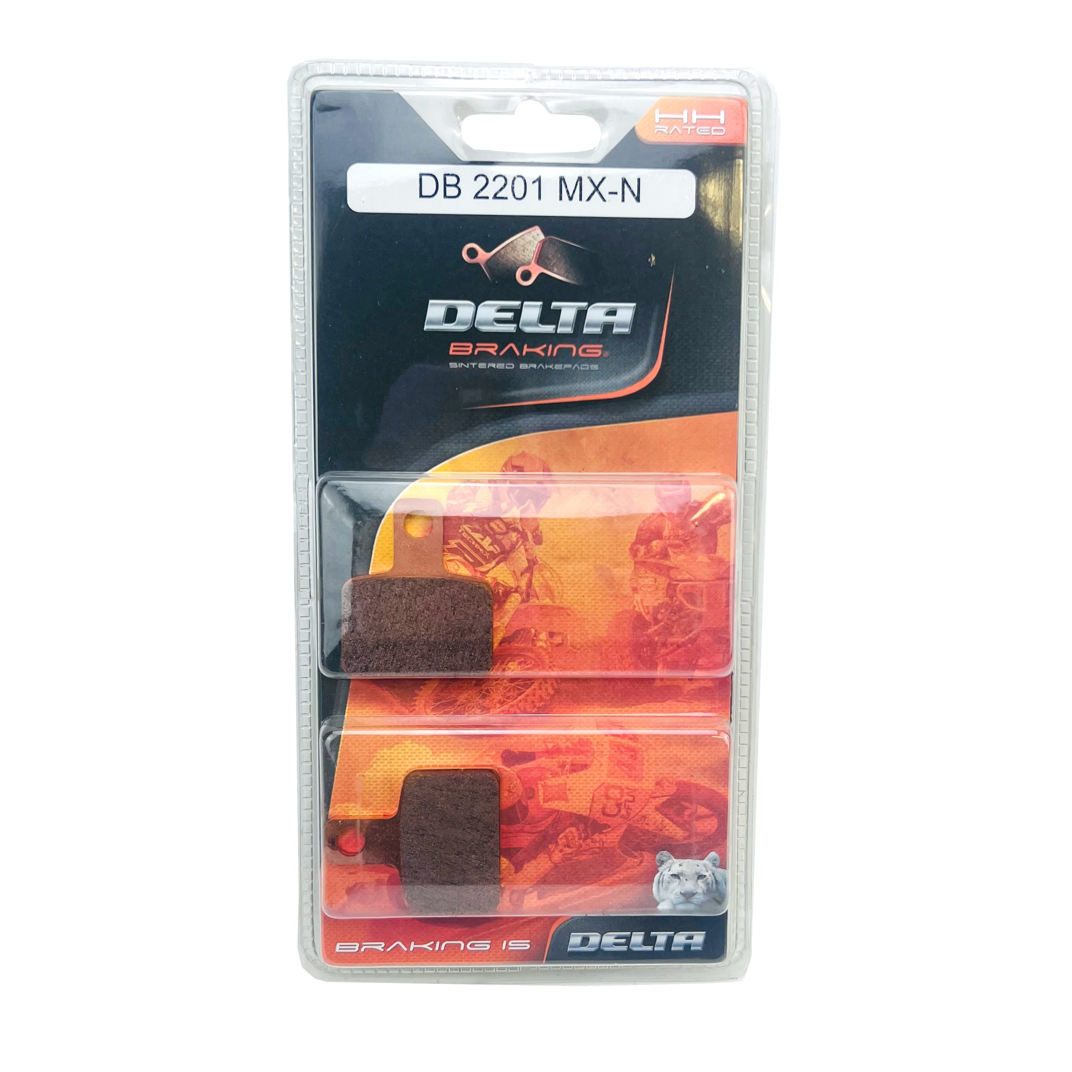 BRAKE PADS DELTA ORN(MXN) SINTERED METAL OFF ROAD PADS DB2201 (FA495)